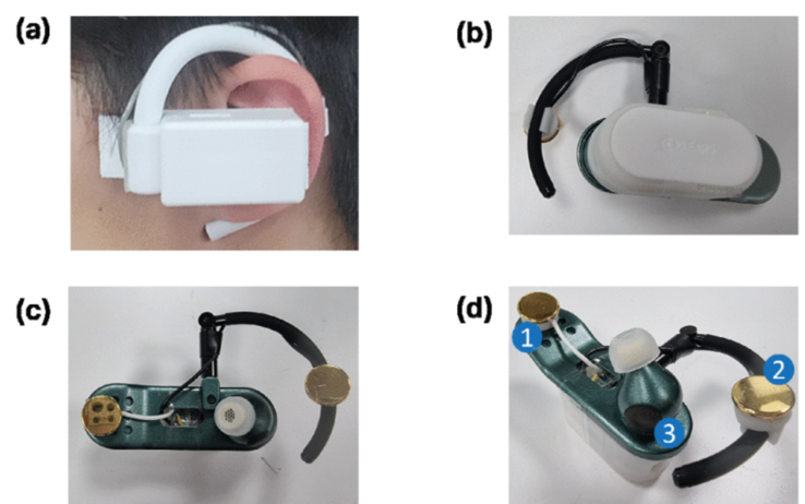 Twee prototypes van de Samsung Ear-EEG wearable. (Afbeeldingsbron: Samsung)