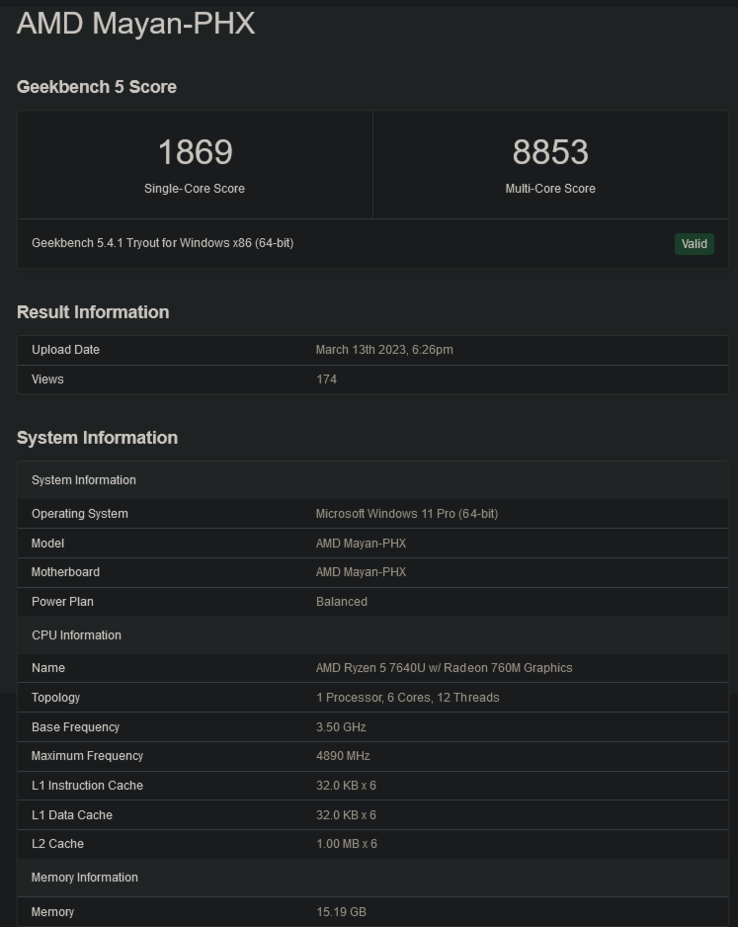 (Afbeelding Bron: Geekbench)