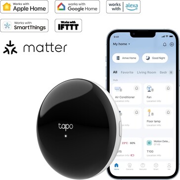 De Tapo H110 IR afstandsbediening en hub. (Afbeeldingsbron: TP-Link)