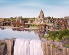 Een afbeelding van een stad in TerraScape.