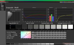 Grijswaarden vóór kalibratie