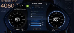 Xtreme Tuner Plus - OC-menu