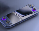 Het lijkt erop dat de Odin 3 geen Micro HDMI-poort zal hebben. Afgebeeld: de gaming handheld in transparant blauw (bron: AYN - bewerkt)