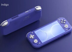 De Anbernic RG 55G1 zal verkrijgbaar zijn in drie kleuren, waaronder Indigo.