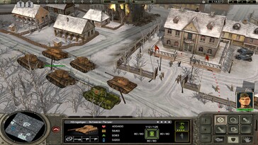 Afbeelding: Een screenshot uit de gameplay van Codename Panzers – Phase One.