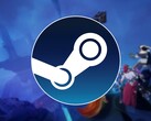 Een afbeelding met het Steam-logo en de game Fellowship, nu met 50% korting.