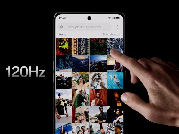 De OnePlus 12R heeft een dynamische vernieuwingsfrequentie van 120 Hz. (Afbeeldingsbron: OnePlus)
