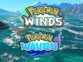 Oceaan en eilanden te zien in Pokémon Winds and Waves