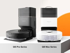 De Roborock Q5 Pro en Q8 Max serie robotstofzuigers zijn nu verkrijgbaar. (Afbeelding bron: Roborock)