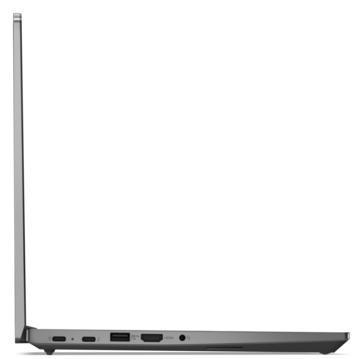 Lenovo ThinkPad E14 Gen 5 - Poorten - Links. (Beeldbron: Lenovo)