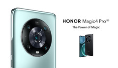 Honor zal de Magic4 Pro in de kleuren zwart en cyaan verkopen. (Afbeelding bron: Honor)