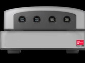 De EmuDeck Machines EM2 en het dockingstation lijken op een kruising tussen de Dreamcast en de Sega CD. (Afbeeldingsbron: EmuDeck)