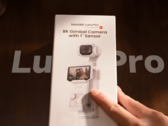 Verkoopverpakking van de Insta360 Luna Pro.