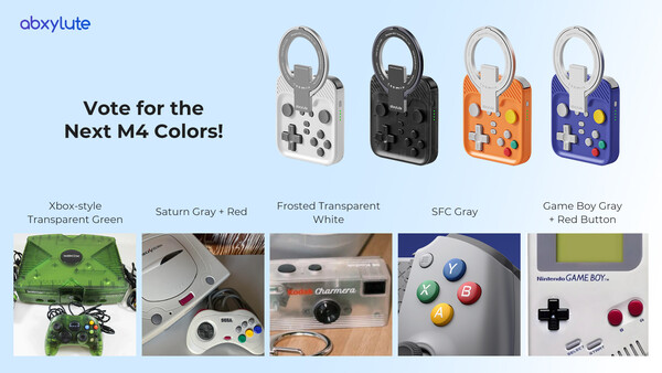 Abxylute wil de M4 Snap-On in nog minstens twee kleuren op de markt brengen. (Afbeeldingsbron: Abxylute)