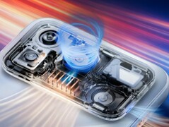 De dubbele ventilatoren van de Honor WIN 2 getoond in promotiemateriaal