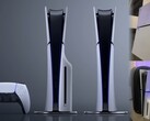 De nieuwe 2023 revisie van de PlayStation 5 heeft de onofficiële naam "PS5 Slim" gekregen. (Afbeeldingsbron: Sony/@phantompainss - bewerkt)