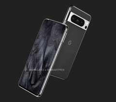 De Pixel 8-serie vertrouwt mogelijk op dezelfde primaire camerasensor als de Mi 11 Ultra. (Beeldbron: @OnLeaks & SmartPrix)