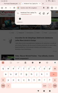 Toetsenbord rechtop