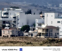 Vivo X300 Pro zonder teleconverter 1600 mm