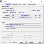 CPU-Z: Moederbord