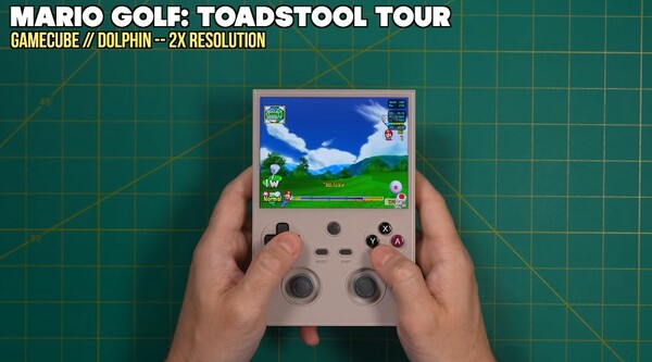 De Anbernic RG477V heeft wat problemen met emulatie vanwege de Mali GPU. (Afbeeldingsbron: Retro Game Corps)