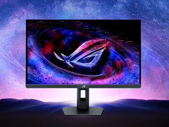 De ROG Strix XG27JCG maakt mogelijk een echt debuut op CES 2026. Afgebeeld: Een promofoto van de gamingmonitor. (Afbeeldingsbron: Asus)