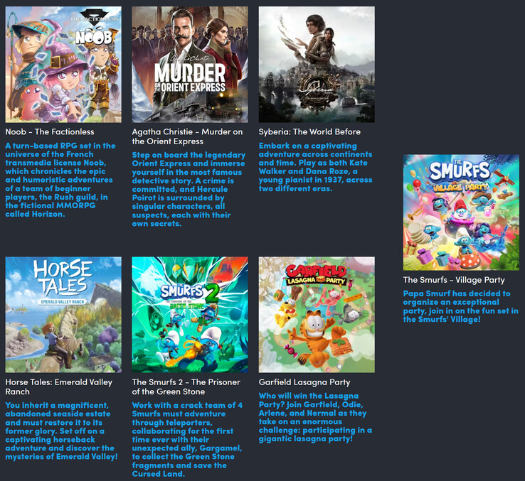 Alle games die vrijkomen in de $12-tier (Afbeelding bron: Humble Bundle)