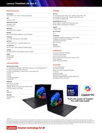 Lenovo ThinkPad L16 Gen 3 Intel specificaties.
