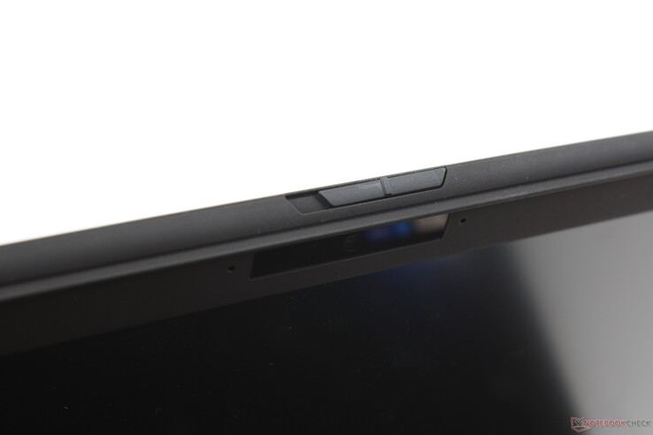 Fysieke webcam sluiter. Net als de Dell Latitude 9410 en de HP EliteBook x360 1040 G7 serie, beschikt ook de Vaio over een time-of-flight (TOF) sensor voor handsfree aanmelden. De sensor werkt zelfs als de webcam sluiter ingeschakeld is