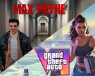 Max Payne en GTA VI banner wordt getoond (Afbeelding bron: Steam, Rockstar Games met bewerkingen)