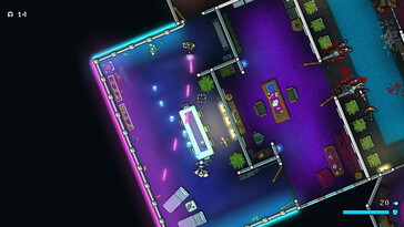 Afgebeeld: Een gameplay screenshot van Redgar: The Space Viking.
