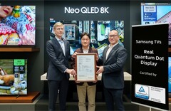 Samsung TV&#039;s en beeldschermen QLED TV&#039;s Samsung Certificering Quantum Dots Technologie (Beeldbron: Samsung)