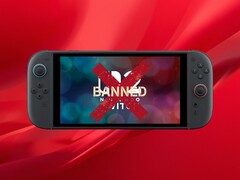 Afbeelding van de verboden Switch 2-console