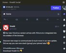 Mastodon paneel in Vivaldi 5.6 (Bron: Eigen beheer)