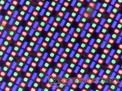 Glanzende OLED subpixel array