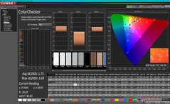 ColorChecker vóór kalibratie