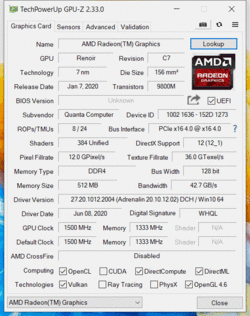 GPU-Z Radeon RX Vega 6