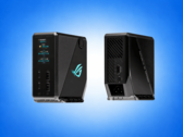 ROG Flux-oplaadstation met een vermogen van 260 W, een oplaadvermogen van 140 W en een 1,9-inch LCD-scherm