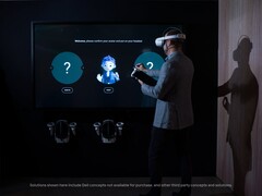 Concept Nyx zal virtual reality en mixed reality gebruiken om te veranderen hoe mensen verbinding maken voor zakelijke bijeenkomsten of gamesessies. (Alle afbeeldingen via Dell)