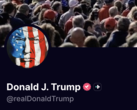 Het Truth Social-account van DJT