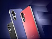 De Samsung Galaxy F36 5G wordt geleverd in koraalrood, luxueus violet en onyxzwarte kunstlederen texturen (Afbeelding bron: Samsung)