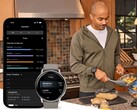 Garmin's Venu 4 (foto) is een van de drie smartwatches die een nieuwe functie voor het bijhouden van voeding krijgen. (Afbeelding bron: Garmin)