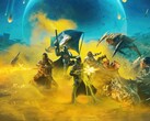 Afbeelding van een team dat tegen monsters vecht in Helldivers 2. (Afbeelding bron: Arrowhead) 