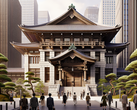 Japans gerechtsgebouw (Bron: DALL-E 3 gegenereerde afbeelding)