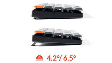 Keychron K9 Max hoeken