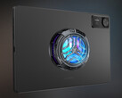 De Legion mobiele koeler kost ongeveer $28 in China. Afgebeeld: het accessoire aangesloten op een gamingtablet. (Afbeeldingsbron: Lenovo)