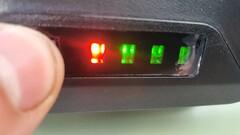 4-traps display voor resterende capaciteit