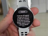 Een Galaxy Watch met de nieuwe bètafunctie. (Bron: Max Weinbach via 9to5Google)