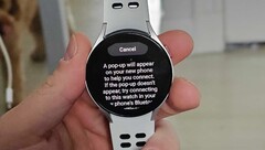 Een Galaxy Watch met de nieuwe bètafunctie. (Bron: Max Weinbach via 9to5Google)
