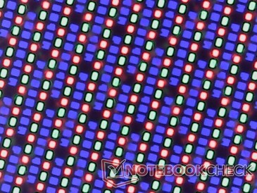 Scherpe RGB-subpixels met minimale korreligheid